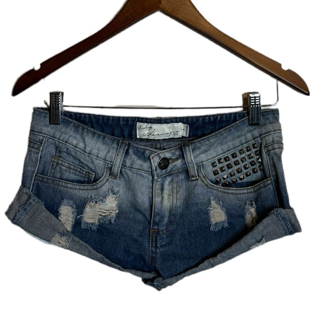 Vintage Havana Blue Jean Shorts size Small